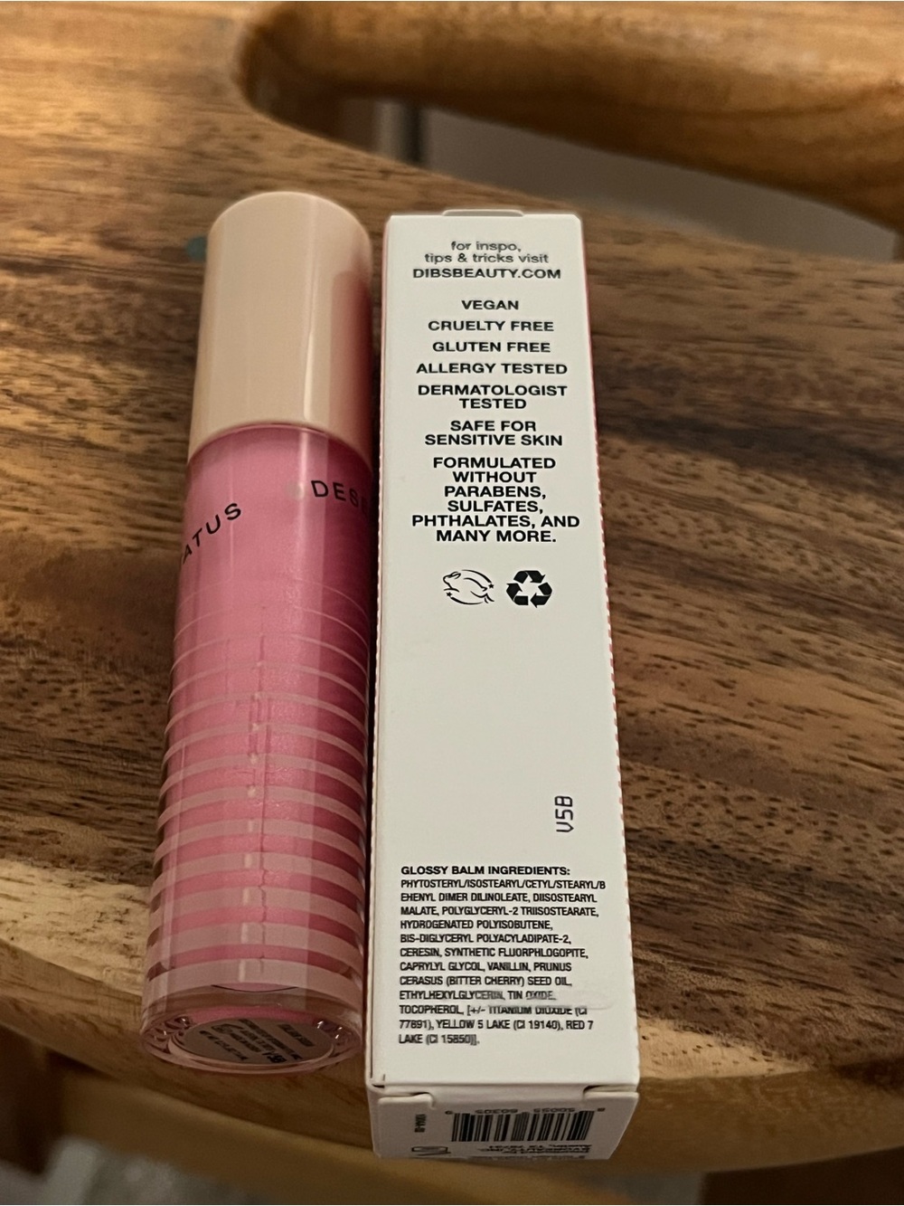 Dibs. Go To Glossy Balm in Pink - Italian Soda - Picture 4 of 4